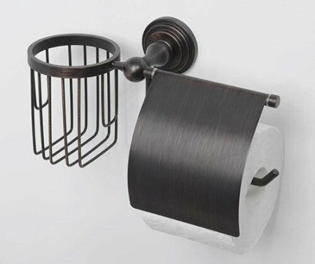 Держатель туалетной бумаги и освежителя воздуха WasserKRAFT Isar K-7359 Темная бронза, артикул K-7359