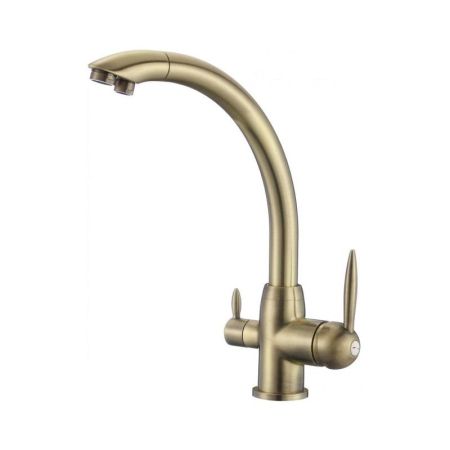 Смеситель для кухни с подключением к фильтру Savol S-L1699C, бронза, артикул S-L1699C