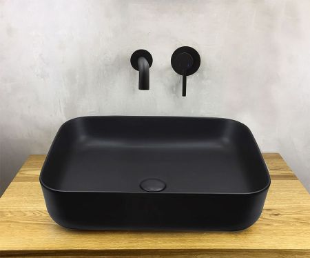 Раковина-чаша Bronze de Luxe Scandi 50 6127-BM Черная матовая