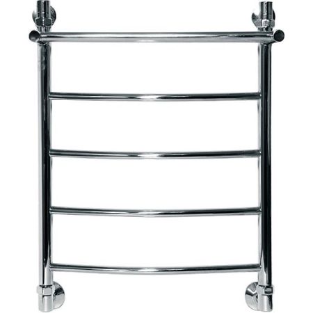 Водяной полотенцесушитель Ника Arc ЛД/ВП 60x50 с полкой Хром, артикул ЛД/ВП 60x50