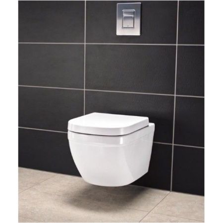 Унитаз подвесной безободковый GROHE Euro Ceramic (без сиденья), альпин-белый (39328000)