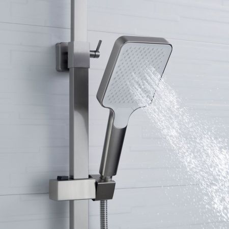 Душевая система Shevanik S7036L, сатин, артикул S7036L