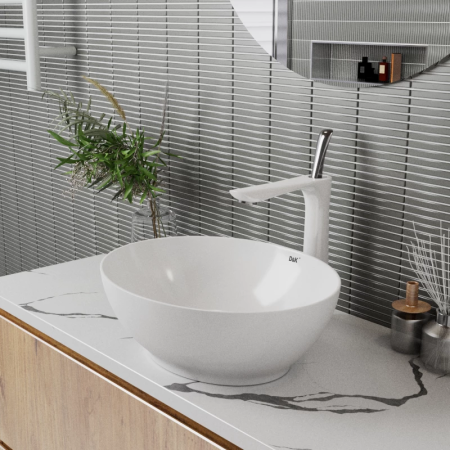 Раковина накладная DK Matrix, 410*335*145мм, белый (DT1390716), артикул DT1390716