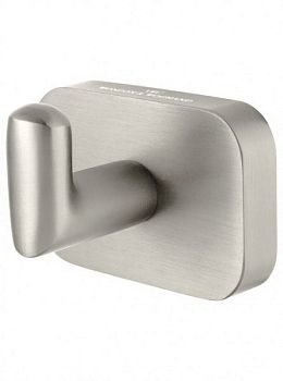 Крючок для ванной WONZON & WOGHAND GRAFFITY, Брашированный никель (WW-9315-BN)