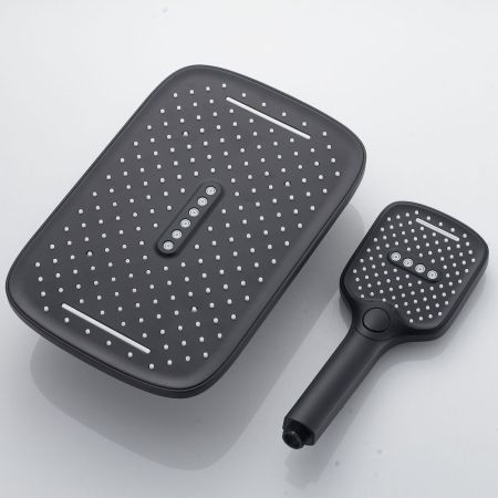 Душевая система встраиваемая Shevanik S4135H, черный