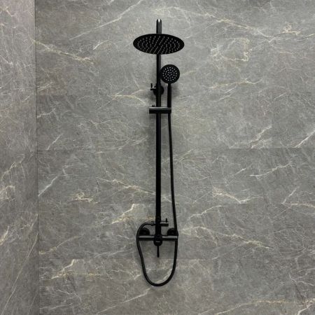 Душевая система Fixsen OXFORD FX-9500B, черная, артикул FX-9500B