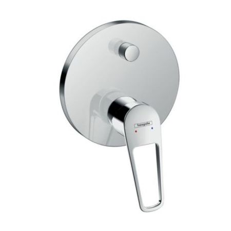 HG Novus Loop Встраиваемый смеситель для ванны с переключателем (внешняя часть), цвет: хром, артикул 71345000