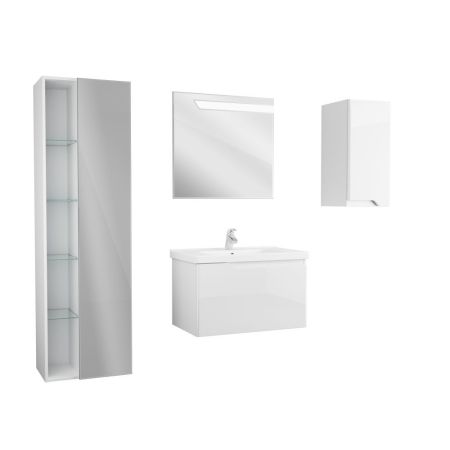 Тумба Hella 80, белый лак, артикул OW24.02.00