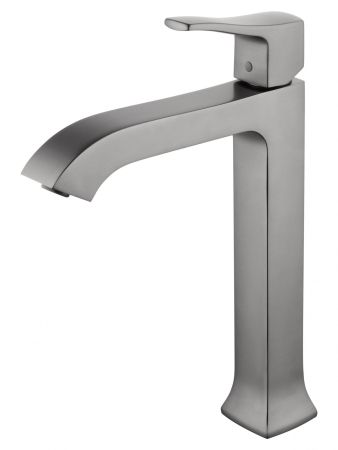 Смеситель для раковины высокий WONZON & WOGHAND FLEX, Темный графит (WW-88019072-BGM), артикул WW-88019072-BGM