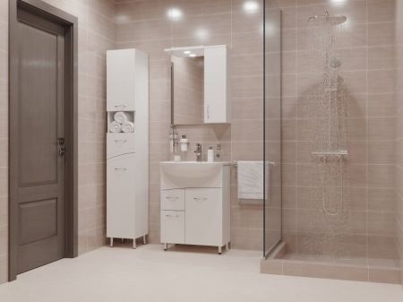 Тумба под раковину Cersanit Erica 65 Белая F-SU-ERN-ERI65, артикул F-SU-ERN-ERI65