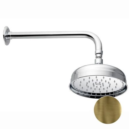 Nicolazzi Doccia Верхний душ, Ø 20см, цвет: бронза, артикул 5702BZ20