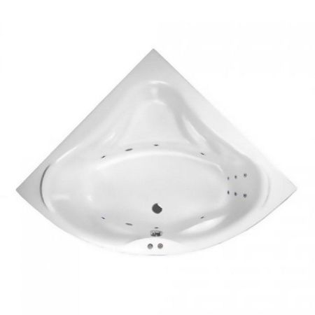 Ванна EXCELLENT Konsul 150x150 "LINE" (хром), артикул WAEX.KON15.LINE.CR