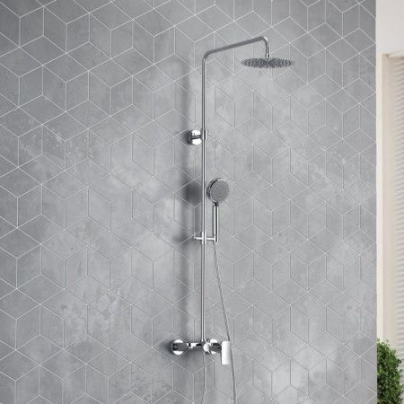 Система для душа наружного монтажа EXCELLENT Rain Altar AREX.SY.781CR (хром) Система для душа наружного монтажа EXCELLENT Rain Altar AREX.SY.781CR (хром)