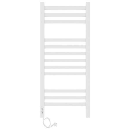 Полотенцесушитель электро "Астор ЧК12 350х900", белый муар, левый