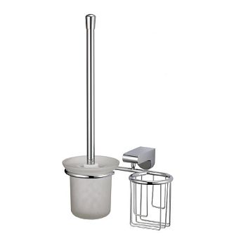 Ершик с держателем освежителя Savol S-L07394, хром