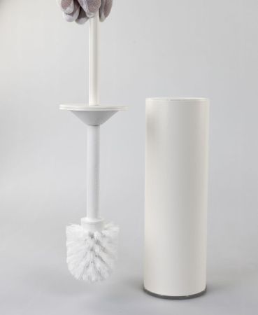 Stil Haus Hashi, напольный металлический ёрш, цвет белый матовый, артикул 010(24)