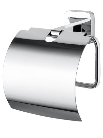 Держатель для туалетной бумаги с крышкой WONZON & WOGHAND STILL, Хром (WW-6626)