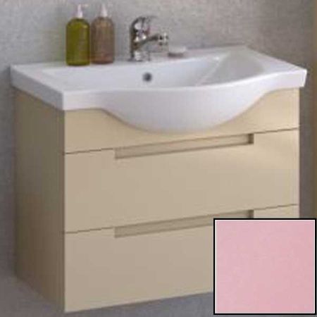 Тумба с раковиной SanVit Палома 65 kpal065 в цвете Ral подвесная Розовый глянец