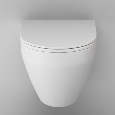 C701700MWSC Spirit V2.0 подвесной унитаз FlashClean с сиденьем микролифт, бел мат, артикул C701700MWSC