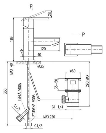 Смеситель для раковины Rav Slezak Loira LR527.5K, артикул LR527.5K