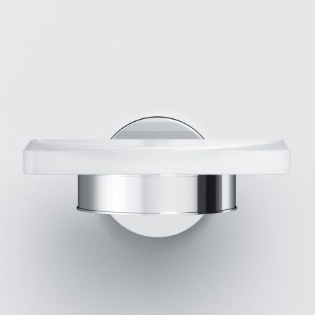 A85A34200 X-Joy, Стеклянная мыльница с настенным держателем, хром, артикул A85A34200