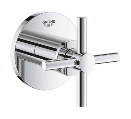 Накладная панель GROHE Atrio New для скрытой вентильной головки (35028000 или 29032000), крестообразная ручка, хром (19069003)
