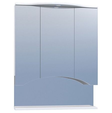 Зеркальный шкаф Vigo Atlantic 75 с подсветкой Белый