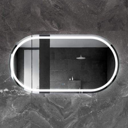 Зеркало GIUBILEO CEZARES со встроенной подсветкой, сенсорным выключателем и подогревом, артикул CZR-SPC-GIUBILEO-1000-800-TCH-WARM