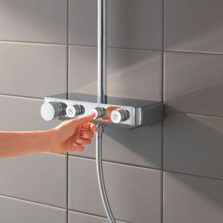 Душевая система GROHE Euphoria SmartControl 310 DUO с термостатом, хром (26507000), артикул 26507000