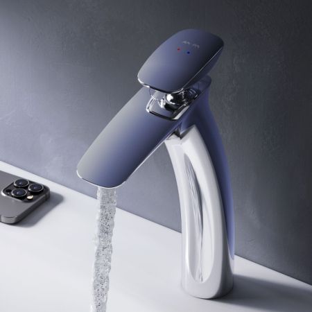 F70A92200 Spirit V2.0 смеситель д/умывальника высокий с д/к, хром, шт