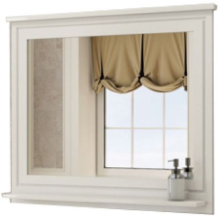 Зеркало Comforty Феррара 100 4147993 Белый глянец