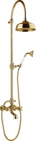 Душевая система Webert Ottocento OT721208010, золото, артикул OT721208010