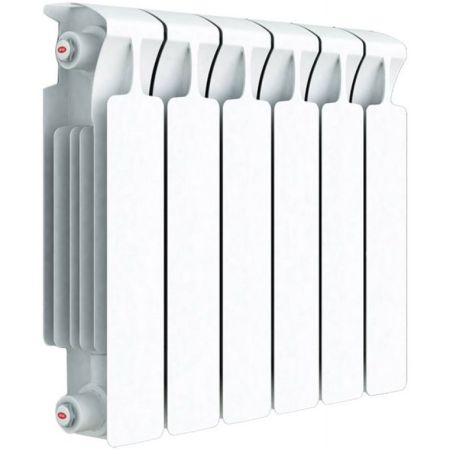 Биметаллический радиатор Rifar Monolit 500 6 секций с боковым подключением, артикул 