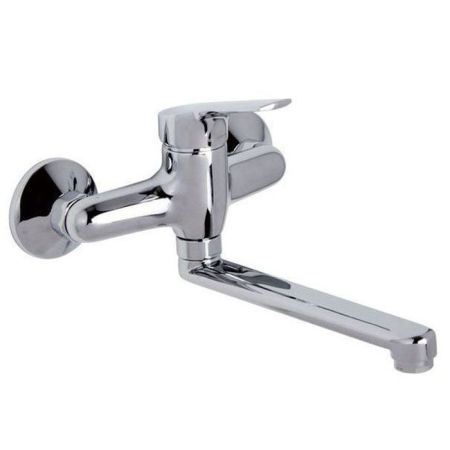 FIMA|Carlo Frattini Kitchen Смеситель (Serie 4) для кухни, настенный монтаж, вращающийся излив, цвет хром, артикул F3766CR