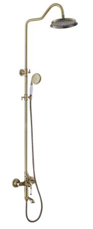 Душевая система со смесителем, цвет бронза,  артикул: ST300Bronze, ESKO, артикул ST300Bronze