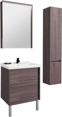 Тумба под раковину Акватон Стоун 60 подвесная 1A231401SXC80 Грецкий орех, артикул 1A231401SXC80