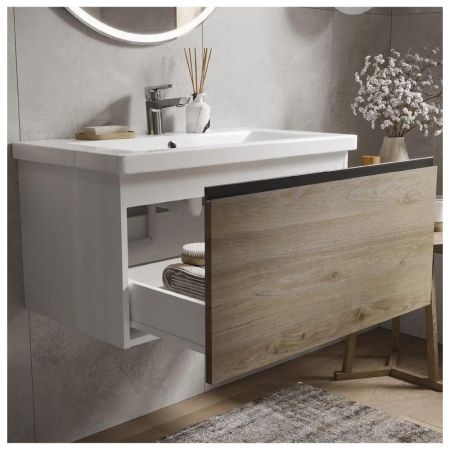 Тумба с раковиной напольная VIGO Cross 405-com, 80 см, артикул 405-com