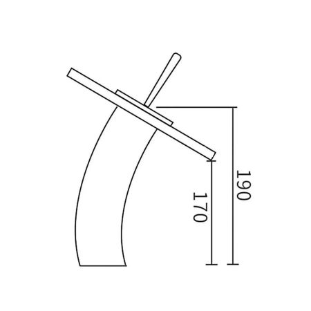 Смеситель для раковины D-Lin D111416, хром