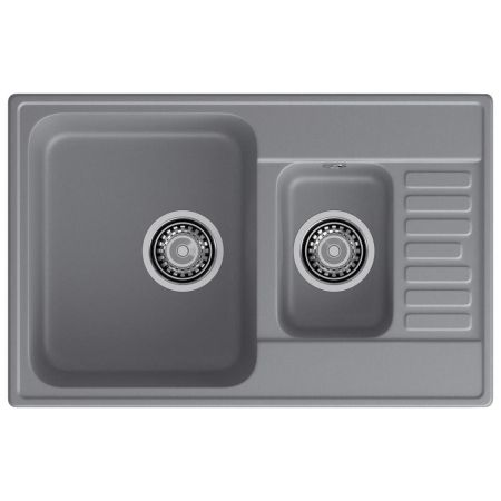 Кухонная мойка GranFest QUARZ 21К, темно-серый, артикул 21К темно-серый
