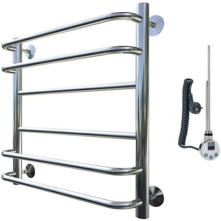 Электрический полотенцесушитель Тругор Идеал Комби 3 элТЭН 60x50 Хром, артикул Идеал/комби3/элТЭН6050