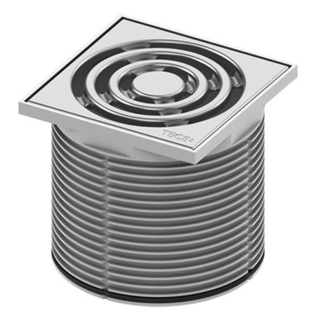 Базовая решетка 100 х 100 мм с монтажным элементом, пластик, артикул 3660001