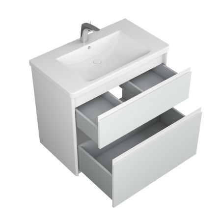 Тумба Malaren 80, 2 ящика, белая, артикул OW03.06.05