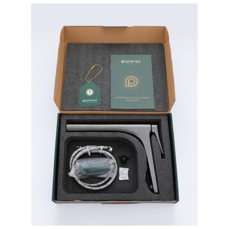 Смеситель для раковины высокий Splenka S54.1.095, графит, артикул S54.15.09