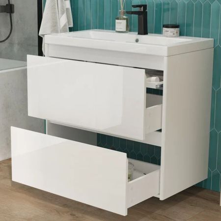 Тумба под раковину подвесная Velvex Klaufs tp.KLA.COM.80.2Y, 80 см, артикул tp.KLA.COM.80.2Y