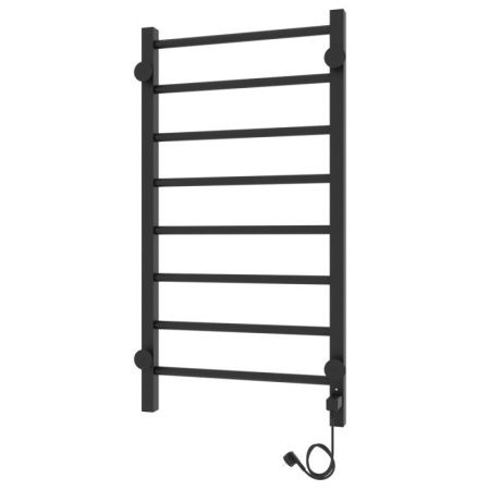 Полотенцесушитель электро "Феличия ЧКЧ8 400х800", черный муар, левый