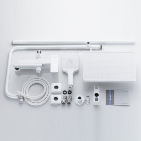 Душевая система Shevanik S4436C, белый