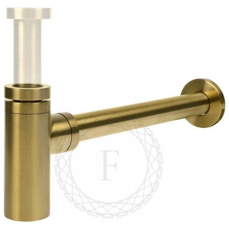 Сифон для раковины FILARETE FL70GL, золотой сатин, артикул FL70GL