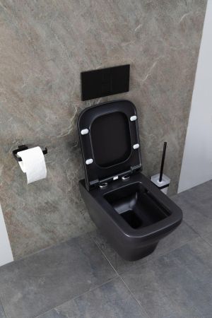 Чаша подвесного унитаза Allen Brau Infinity 4.21011.31 черный матовый, артикул 4.21011.31