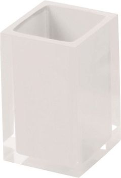 Gedy Rainbow, настольный стакан, цвет белый