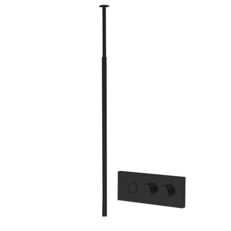 Fima Carlo Frattini Switch ON Cмеситель для раковины, встраиваемый, изливом потолочный, цвет: чёрный матовый, артикул F5951ENS